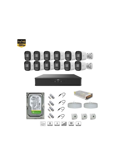 Unv Full Hd 12 Kameralı Set Sesli