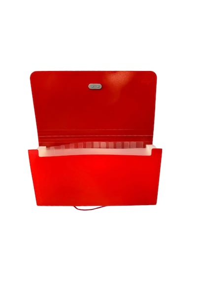 13 Bölmeli Lastikli Portföy Dosya 12,5cmx25,5cm