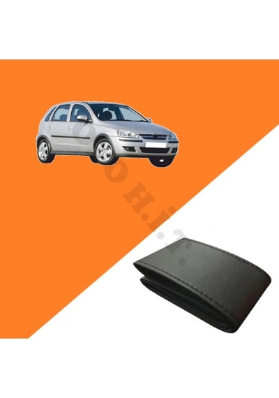 Opel Corsa C Uyumlu Deri Direksiyon Kılıfı Kaliteli Dikmeli Siyah