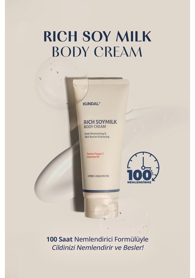 Kundal Yoğun Nemlendirici/besleyici Vücut Kremi Rick Soymilk Creamy Body Cream Mellowvanilla 200 ML