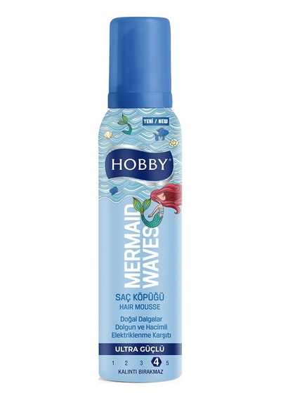 Hobby Mermaid Saç Köpük 150 Ml - 6 Adet Tarı