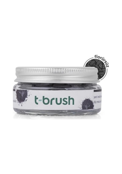 T-Brush Activated Charcoal Florürsüz Diş Macunu 90 Tablet