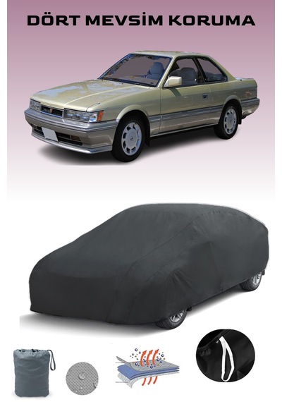 Siyah Nissan Leopard Araba Brandası, Oto Örtüsü, Araba Çadırı Siyah