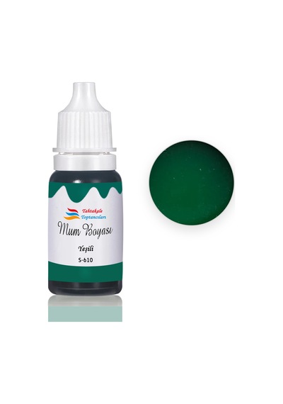 Mum Boyası Sıvı Pigment Boya 20 Ml Yeşil - S610