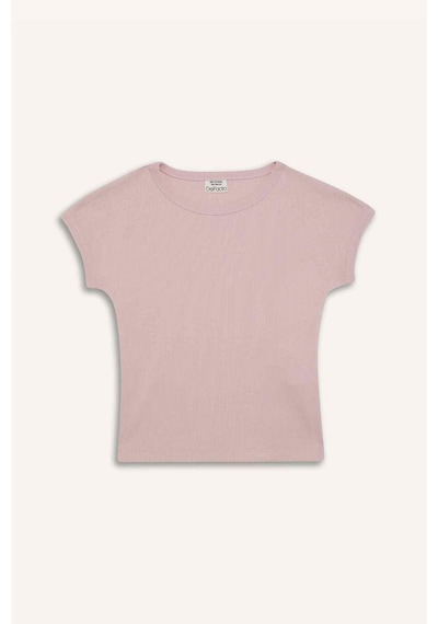 DeFacto Kız Çocuk Slim Fit Dar Kesim Bisiklet Yaka Basic Düz Fitilli Kaşkorse Kısa Kollu Tişört B3053A825SMPN47 Pembe DeFacto Kız Çocuk Slim Fit Dar Kesim Bisiklet Yaka Basic Düz Fitilli Kaşkorse Kısa Kollu Tişört B3053A825SMPN47 Pembe