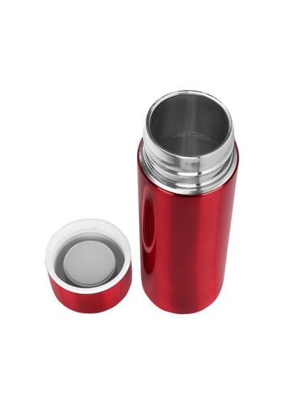 Termos 304 Paslanmaz Çelik Çift Katman 150 Ml Cep Tipi Mini Ufak Kirmizi