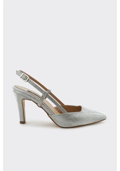 Derinet Kadın Topuklu Abiye Ayakkabı Gmş Baskı Gmş Baskı