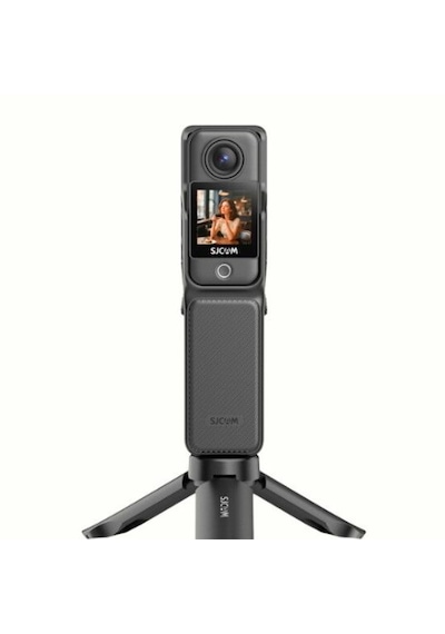 Sjcam C400 Pocket 4k Uhd 3'ü 1 Arada Titreşim Engelleme Çift Ekranlı Vlog Aksiyon Kamerası Siyah