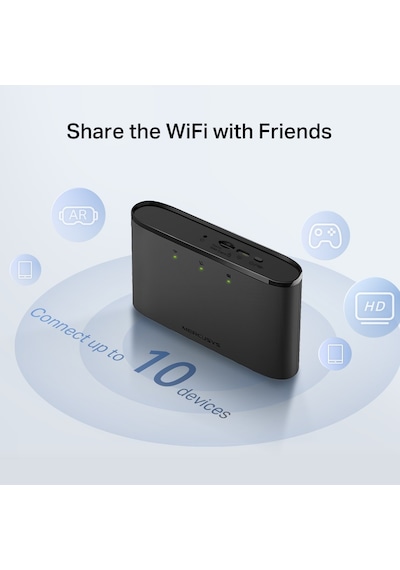 Mercusys MT110 4g Lte Şarjlı Taşınabilir Modem