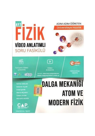 2025 Çap Fizik Dalga Mekaniği Atom Ve Modern Fizik Konu Anlatımlı Soru Bankası
