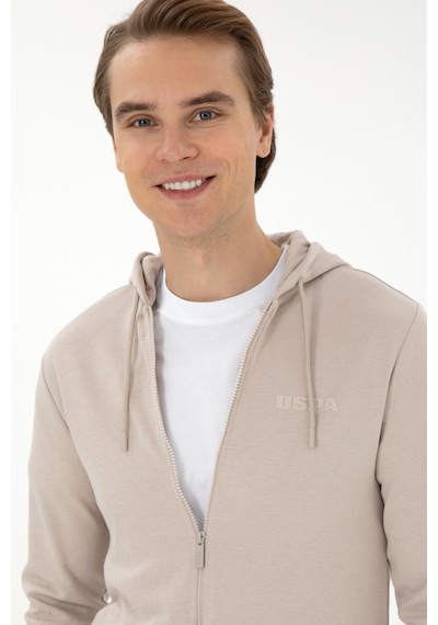 U.s. Polo Assn. Erkek Taş Hırka Örme 50293412-vr049 Tas Taş
