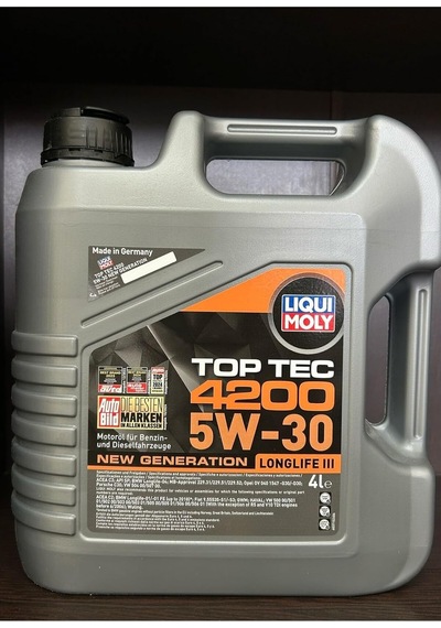 Liqui Moly 5W-30 Top Tec 4200 Tam Sentetik Motor Yağı
