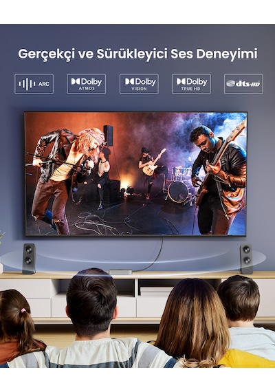 Ugreen Örgülü 4k 18 Gb/s Hdmı 2.0 Kablo Siyah 1.5 M, 40409
