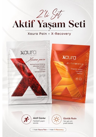 Xaura Global Xaura Pain Ve X-recovery 2 Li Aktif Yaşam Seti