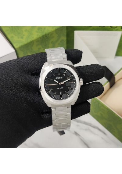 Gucci Ya142301 Gg2570 Erkek Kol Saati Gümüş