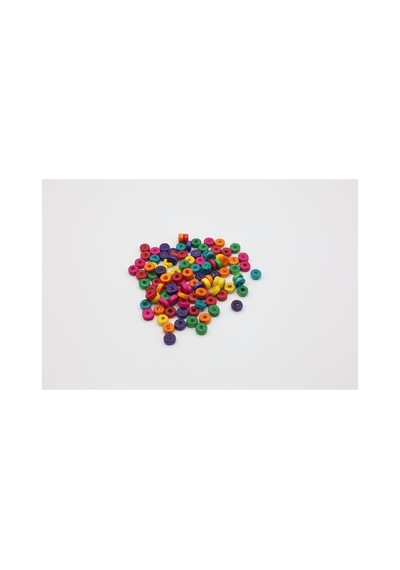 Ahşap Boncuk 8mm çok renkli 05658427