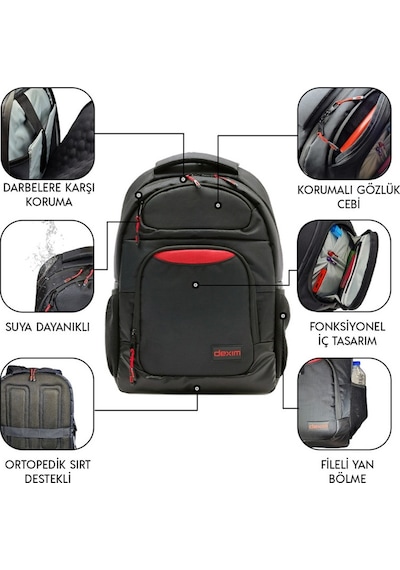 Dexim Premium 17," Notebook Sırt Çantası - Dxbp40