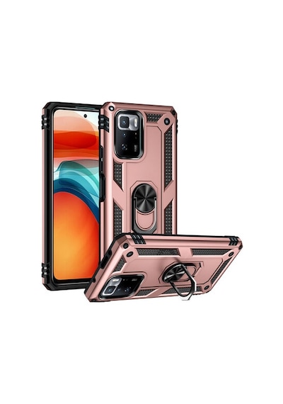 Poco X3 Gt Kılıf Tam Koruma Çift Katmanlı İbiza Sert Silikon Kapak Rose