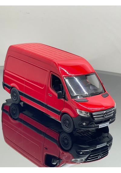 1.36 Ölçek Sprinter 318 Cd Metal 12 Cm Model Oyuncak Araba - Kırmızı