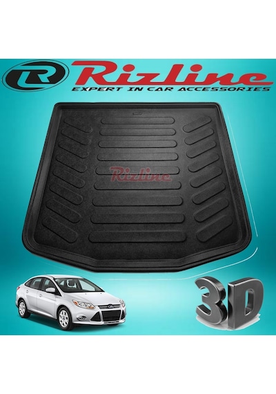 Ford Focus 3 3D Bagaj Havuzu Paspası Sd 2011-2015 Arası Rizline N11.1777