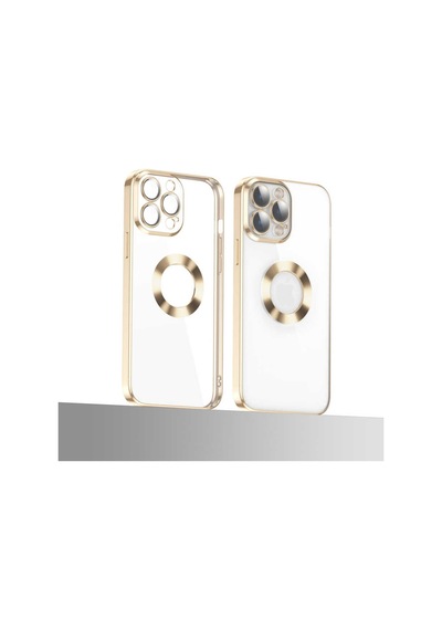 Apple Uyumlu  iPhone 12 Pro Kılıf Kamera Korumalı Logo Gösteren Zore Ome (552579401)