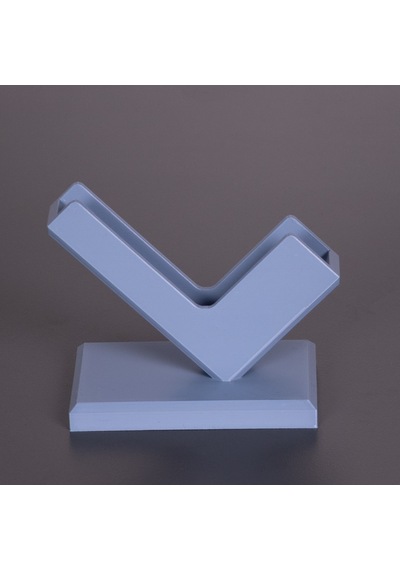 3d Baskı Kartvizit Standı Masaüstü Şık Ofis Organizer Kartlık Kart Tutucu Aparat Gri