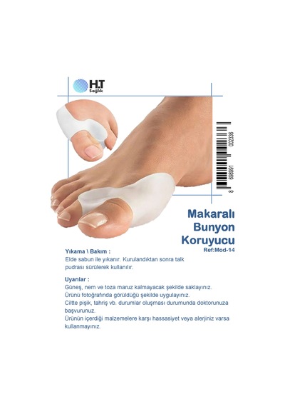 Ayak Başparmak Bunyon Koruyucu Makaralı Koruma Halluks Valgus