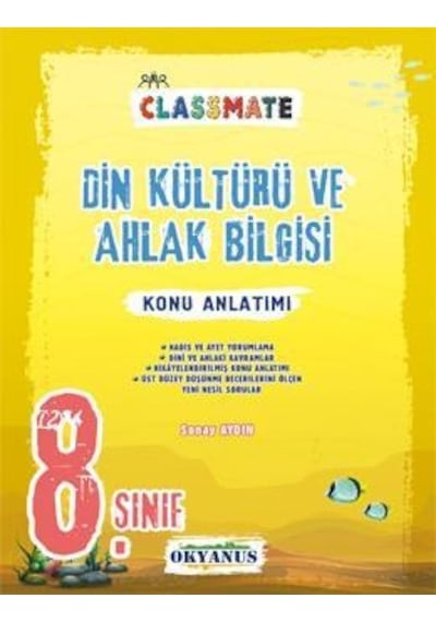 8. Sınıf Classmate Din Kültürü Ve Ahlak Bilgisi Konu Anlatımı -  Okyanus Eğitim