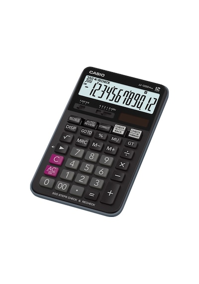 Casio JJ-120D Plus İşlem Kontrollü 12 Hane Masa Üstü Hesap Makinesi