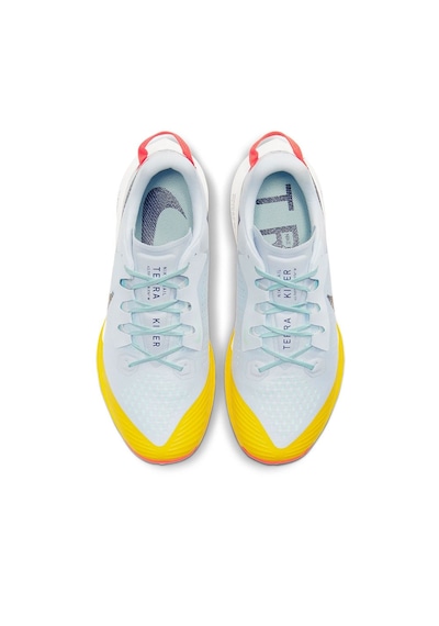 Nike Air Zoom Terra Kiger 6 Erkek Koşu Ayakkabısı Beyaz Simli Çok Renkli
