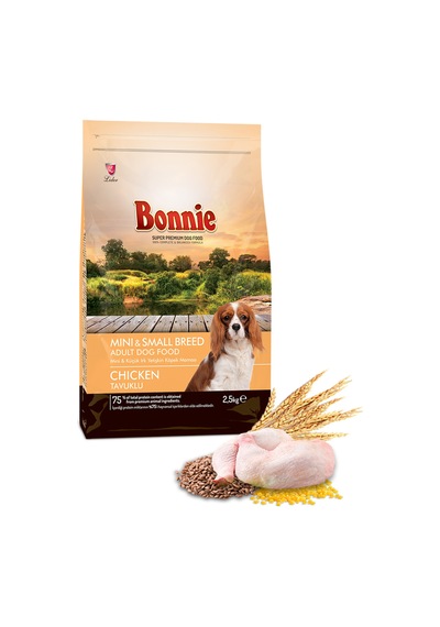 Bonnie Tavuklu Küçük Irk Yetişkin Köpek Maması 2,5 KG