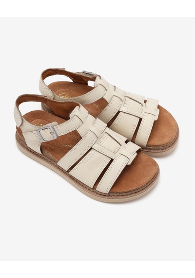 Clarks Arwell Sun Kadın Krem Sandalet 26181413 Krem