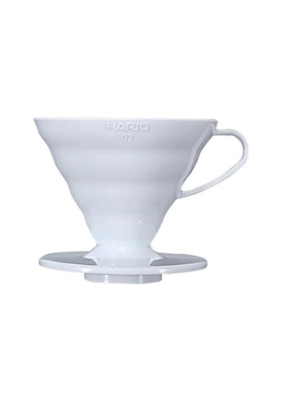 V60 02 Dripper Beyaz Plastik