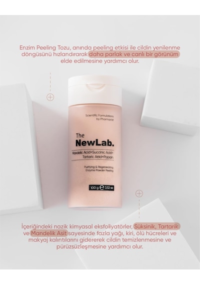 Lexroo The New Lab Arindirici Ve Yenileyici Enzim Tozu Peeling 100 G