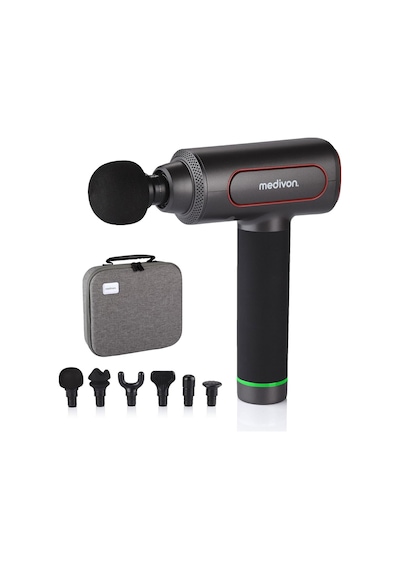 Medivon Gun Pro Taşınabilir Masaj Tabancası 6 Masaj Başlığı Sırt, Boyun, Bacak Ve Kol Kasları İçin Sessiz Motorlu Derin Masaj Taşıma Çantası - Siyah Medivon Gun Pro Taşınabilir Masaj Tabancası 6 Masaj Başlığı Sırt, Boyun, Bacak Ve Kol Kasları İçin Sessiz Motorlu Derin Masaj Taşıma Çantası - Siyah