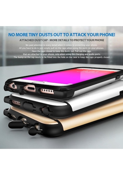 Ringke Max Apple Uyumlu iPhone 6s Plus/ 6 Plus İle Kılıf Royal Gold