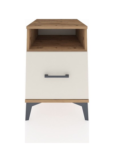 Kronos Komodin Tek Raflı Tek Çekmeceli 44x59x64 Çam-aytaşı Çam
