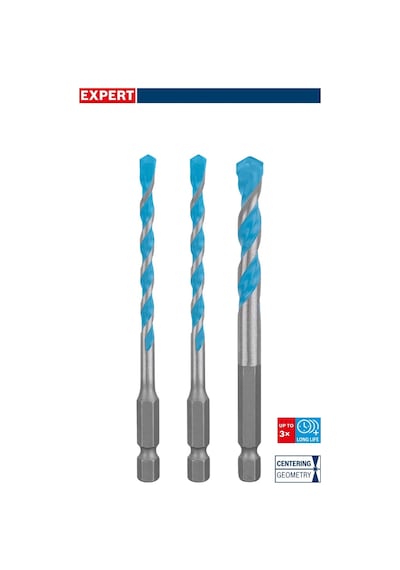Bosch Expert Hex-9 Çok Amaçlı Matkap Ucu 3'lü Set 2608900584