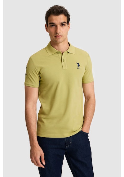 U.s. Polo Assn. Erkek Çağla Tişört Basic 50326920-vr016 Cagla