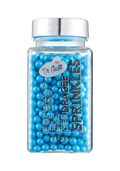 4 Mm Turkuaz Boncuk Şeker 250 G Pasta Ve Tatlı Süsleme Şekeri