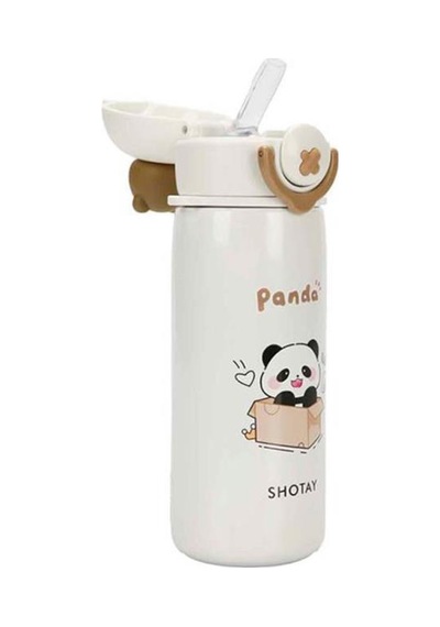 Shotay Termos Matara Panda 430 Ml. Beyaz Sht-st-8818