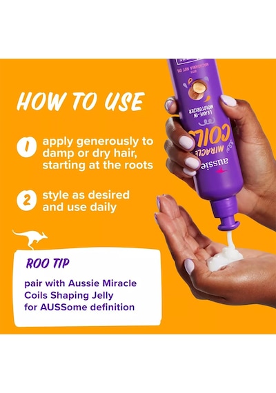 Aussie Miracle Coils Nemlendirici Durulanmayan Saç Kremi 251ml