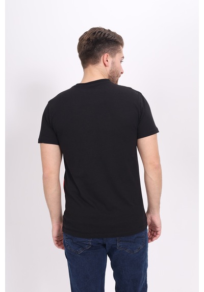 Toontoy Unisex Atatürk Baskılı Tişört 23093 Siyah
