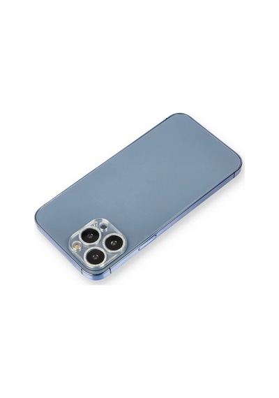 Apple İphone 12 Pro Shine Kamera Lens Koruma Cam - Gümüş -