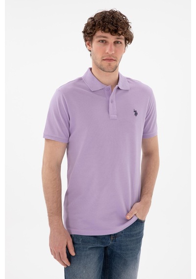 U.S. Polo Assn. Us. Polo Assn. Erkek Tişört Mor