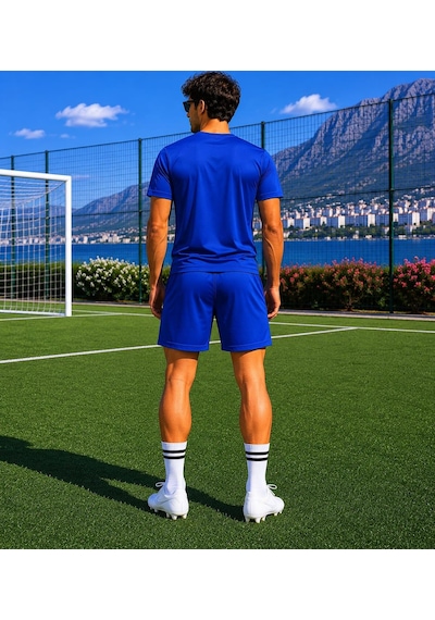 Alexandergardi Erkek Futbol Ve Antreman Şortu Mavi