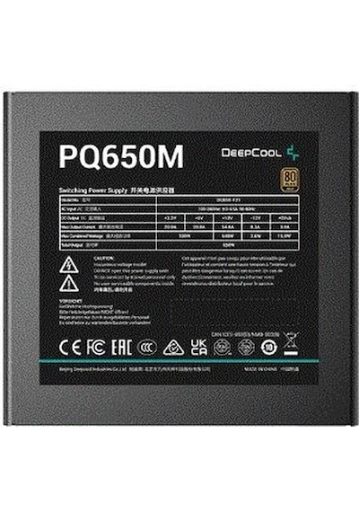 Deepcool PQ650M 650W 80+Gold Power Supply