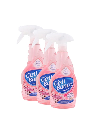 Eyüp Sabri Tuncer Gizli Bahçe Oda Spreyi Japon Kiraz Çiçeği 3 x 500 ML