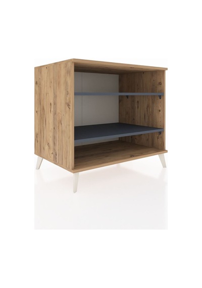 Kronos Şifonyer 2 Raflı 88x59x80 Çam-antrasit Atlas Çam