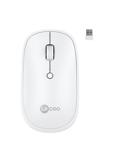 Lecoo WS209 Kablosuz 6 Tuşlu 1600DPI Çift Modlu Şarj Edilebilir Optik Mouse